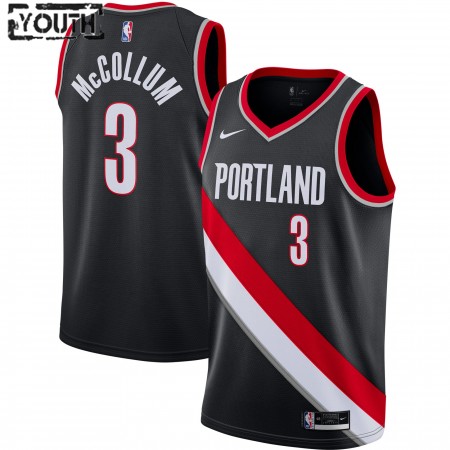 Kinder NBA Portland Trail Blazers Trikot C.J. McCollum 3 Nike 2020-2021 Icon Edition Swingman